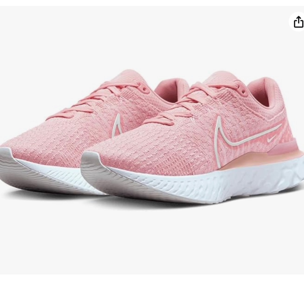 Nike Women's React Infinity Size 8 Pink